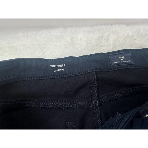AG Adriano Goldschmied Prima Cigarette Navy Straight Leg Pants - Picture 8 of 9